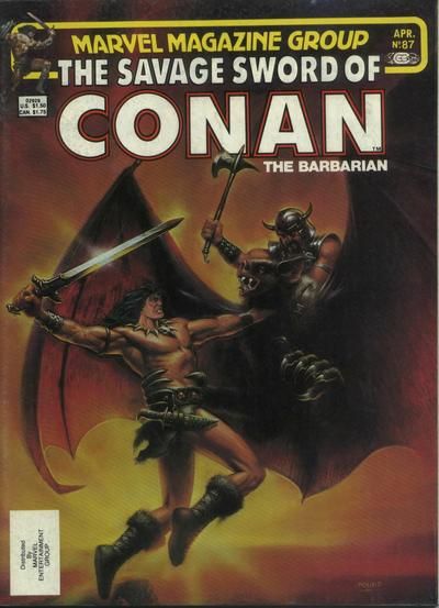 The Savage Sword of Conan #87 Comic