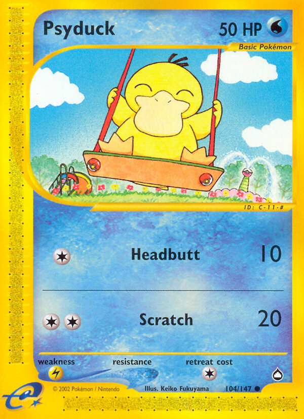 Psyduck (104/147) - Aquapolis Pokémon Card