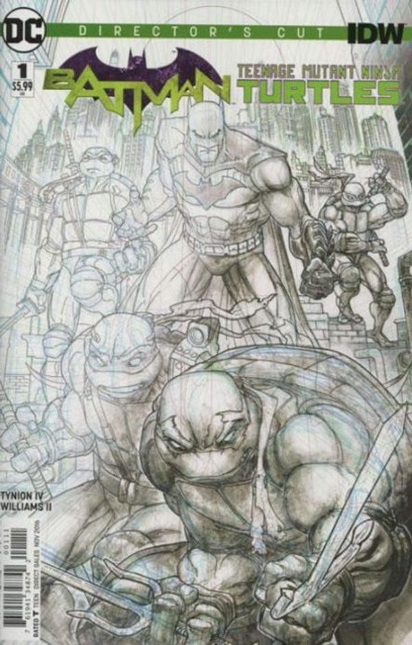 Batman/Teenage Mutant Ninja Turtles #1 (Director's Cut Variant)