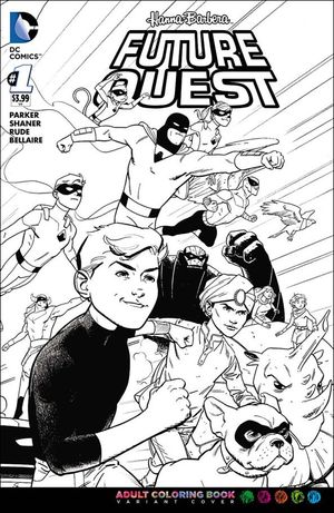 Future Quest #1 (Coloring Book Variant Cover)