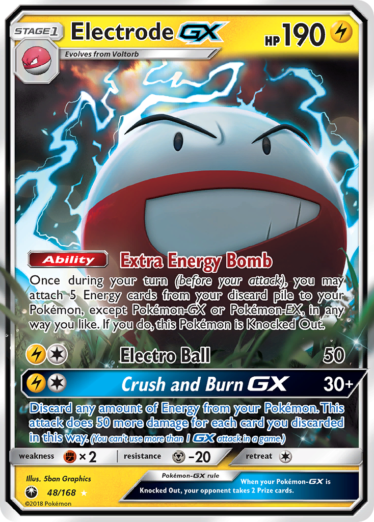 Electrode GX (48/168) - Celestial Storm Pokémon Card