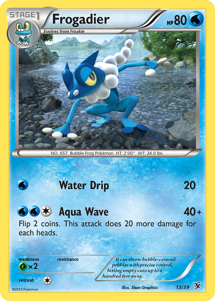 Frogadier (13/39) - Kalos Starter Set Pokémon Card