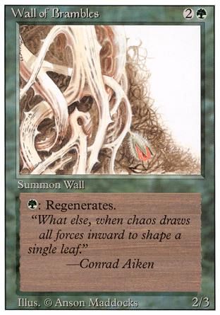 Wall of Brambles (Revised Edition) Trading Card