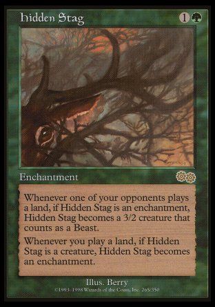 Hidden Stag (Urza's Saga) Trading Card