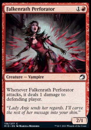 Falkenrath Perforator (Innistrad: Midnight Hunt) Trading Card