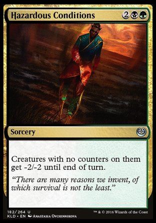 Hazardous Conditions (Kaladesh) Trading Card