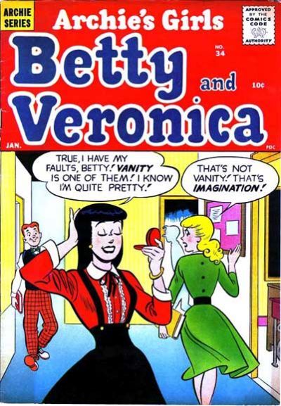 Archie's Girls Betty and Veronica #34 Comic