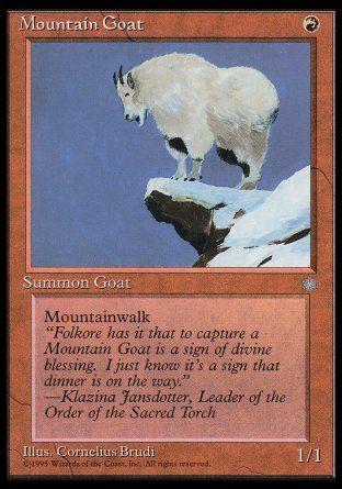 Mountain Goat (Ice Age) Trading Card