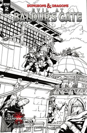 Dungeons & Dragons Evil At Baldurs Gate #2 (10 Copy Cover)