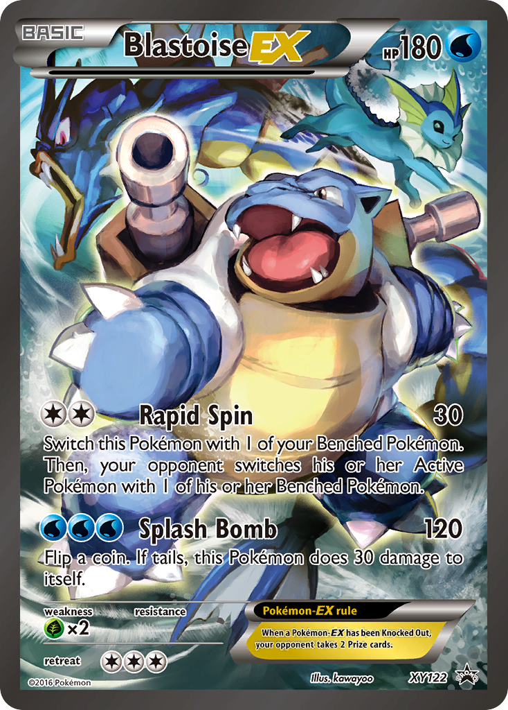 Blastoise EX (XY122) - XY Black Star Promos Pokémon Card