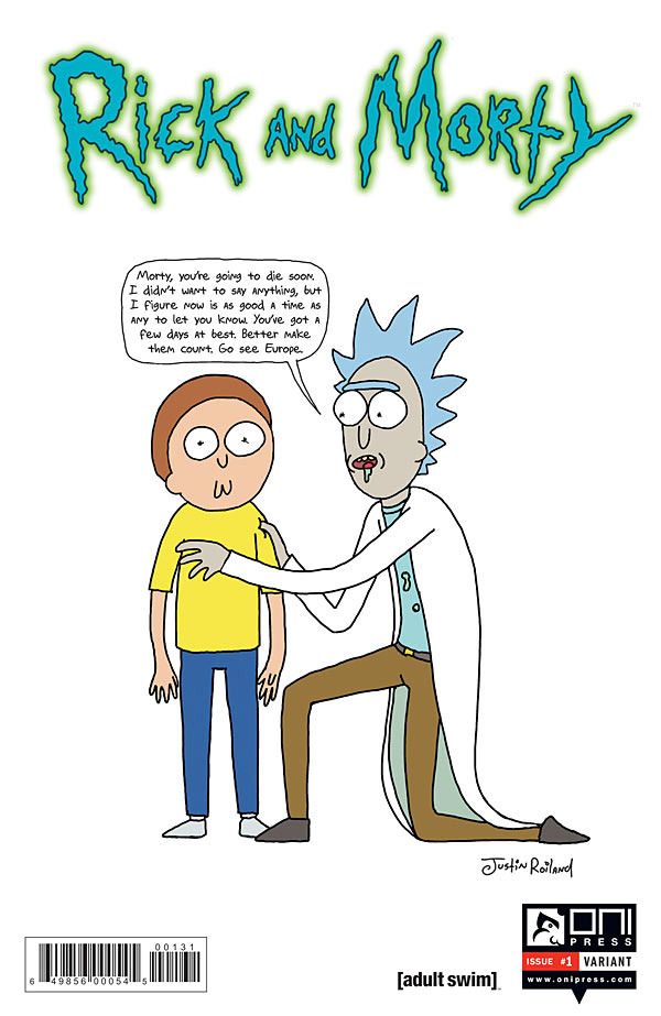 Rick and Morty #1 (Roiland Variant Cover)