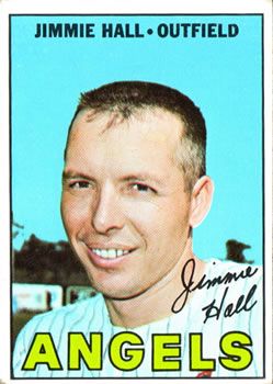 Jimmie Hall 1967 Topps #432 Sports Card