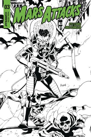 Mars Attacks #3 (20 Copy Coleman B&w Cover)