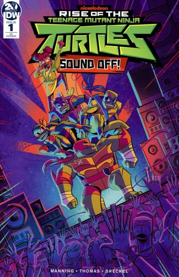 Rise of the Teenage Mutant Ninja Turtles: Sound Off #1 (10 Copy Cover Caltsoudas)