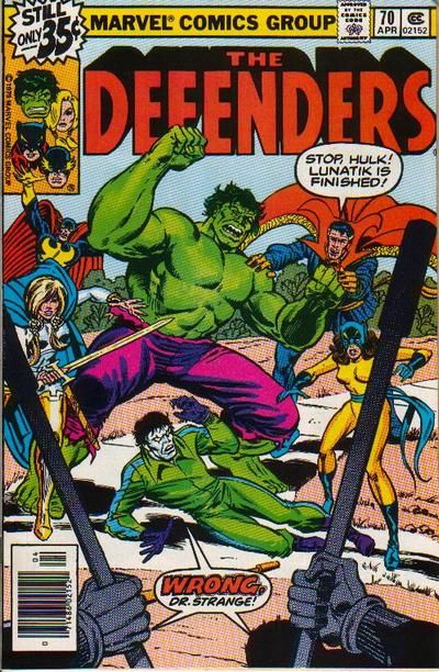 The Defenders #70 Comic