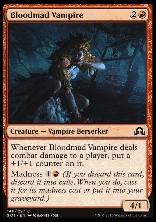 Bloodmad Vampire (Shadows over Innistrad) Trading Card