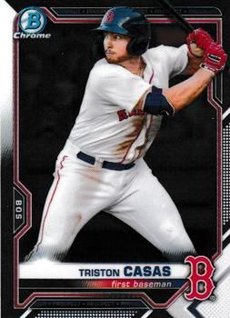 Triston Casas 2021 Bowman Chrome - Prospects Baseball #BCP-168 Sports Card