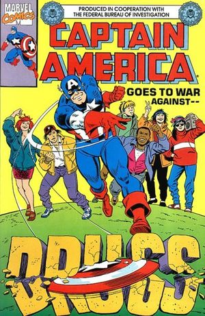 Captain America Goes To War Against Drugs #1