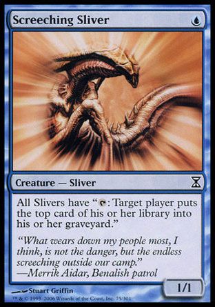 Screeching Sliver (Time Spiral) Trading Card