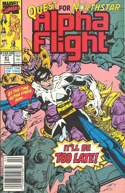 Alpha Flight #81 Comic