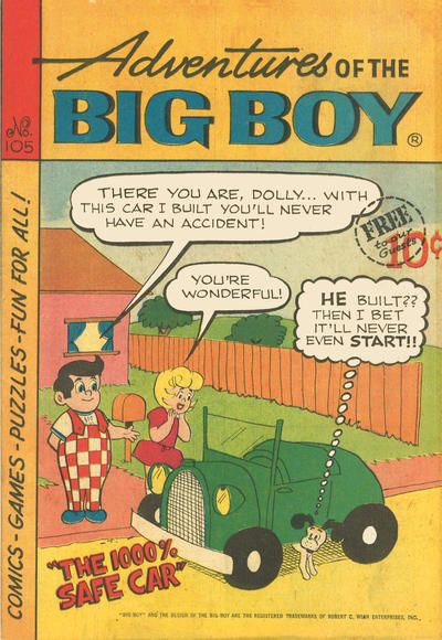 Adventures of Big Boy #105 [West] Comic
