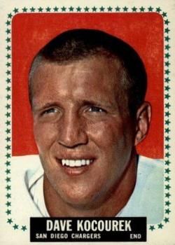 Dave Kocourek 1964 Topps #162 Sports Card