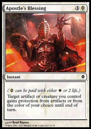 Apostle's Blessing (New Phyrexia) Trading Card