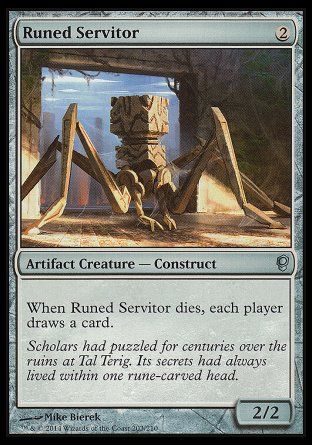 Runed Servitor (Conspiracy) Trading Card