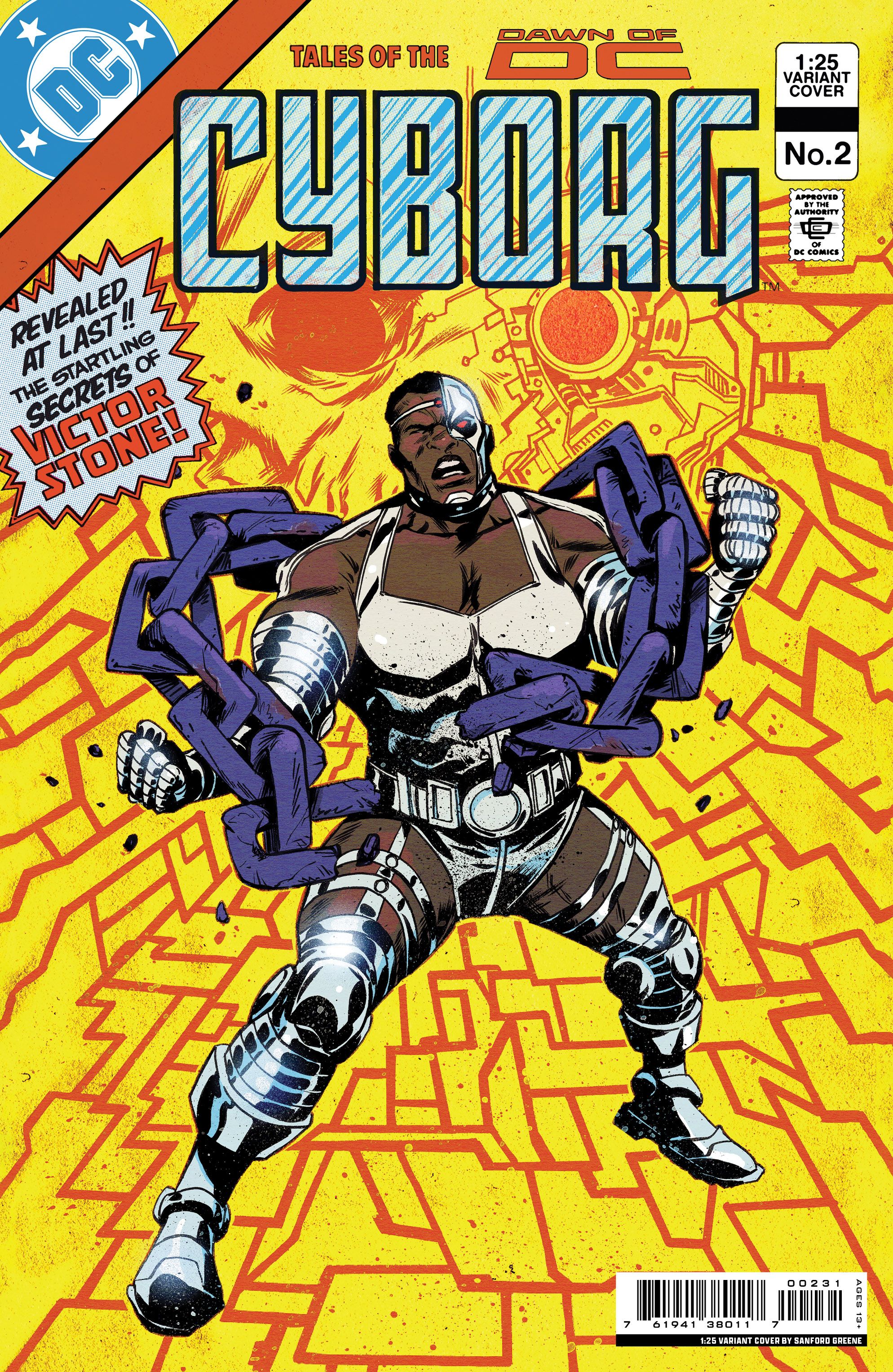 Cyborg #2 (Cvr C Inc 1:25 Sanford Greene Card Stock Var) Value ...