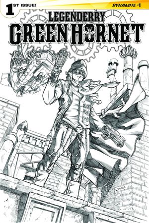 Legendary Green Hornet #1 (25 Copy Davila B&amp;amp;w Cover)