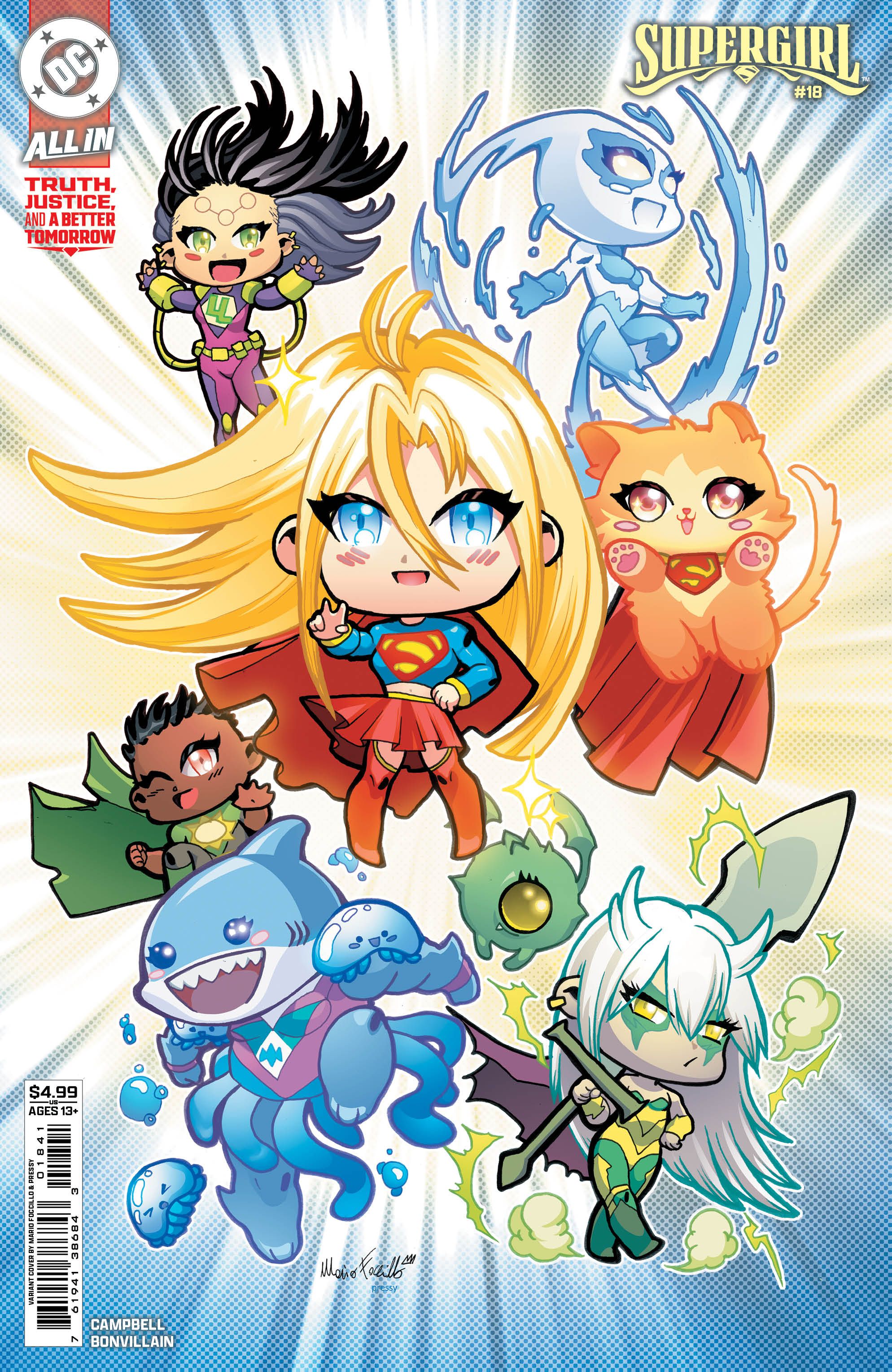 Supergirl #18 (Cvr D Mario Foccillo Card Stock Variant) Comic