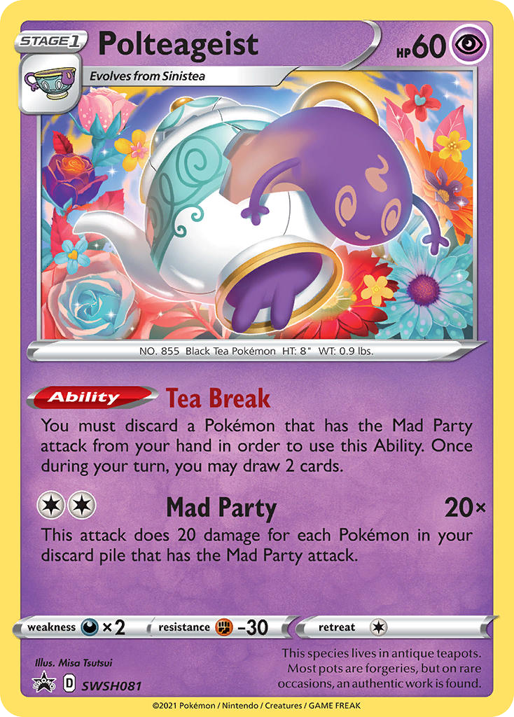 Sinistea Pokémon Card