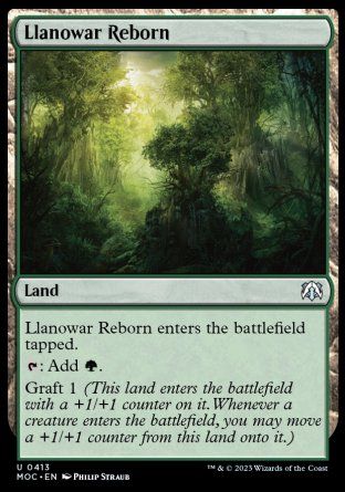 Llanowar Reborn (March of the Machine Commander Decks) Trading Card