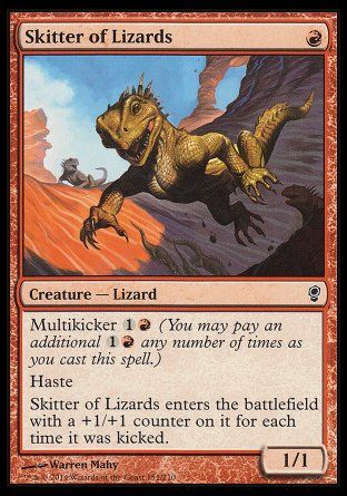 Skitter of Lizards (Conspiracy) Trading Card