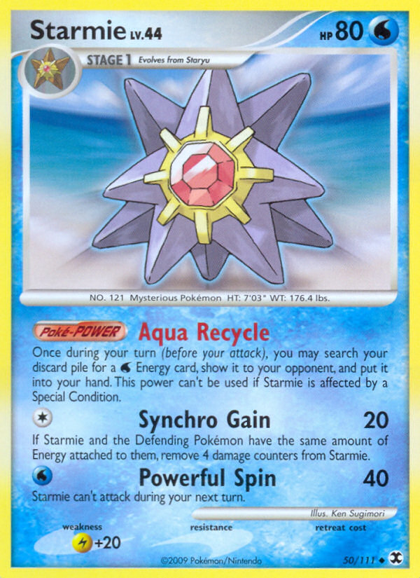 Starmie (50/111) - Rising Rivals Pokémon Card