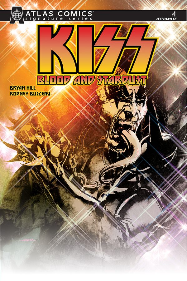 Kiss Blood Stardust #1 (Gene Simmons Sgn Atlas Cover)