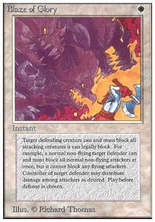 Blaze of Glory (Unlimited) Trading Card