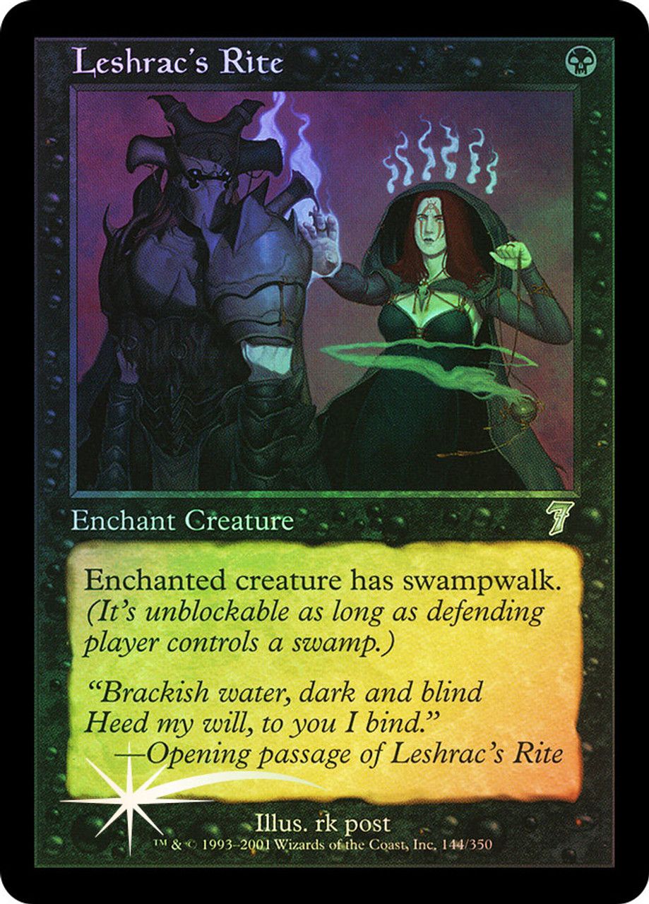 Leshrac's Rite (7th Edition - Foil) Trading Card