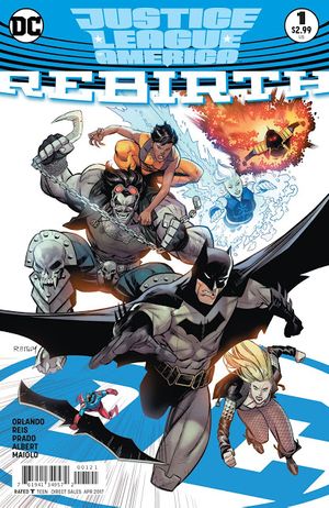 Justice League of America: Rebirth #1 (Variant Cover)