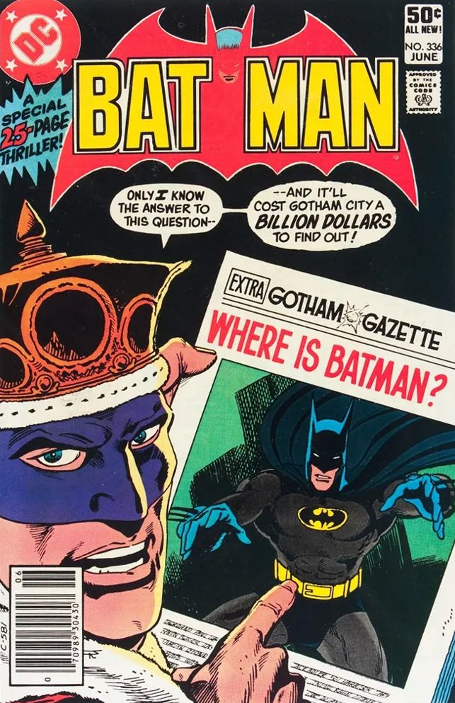 Batman #336 Comic