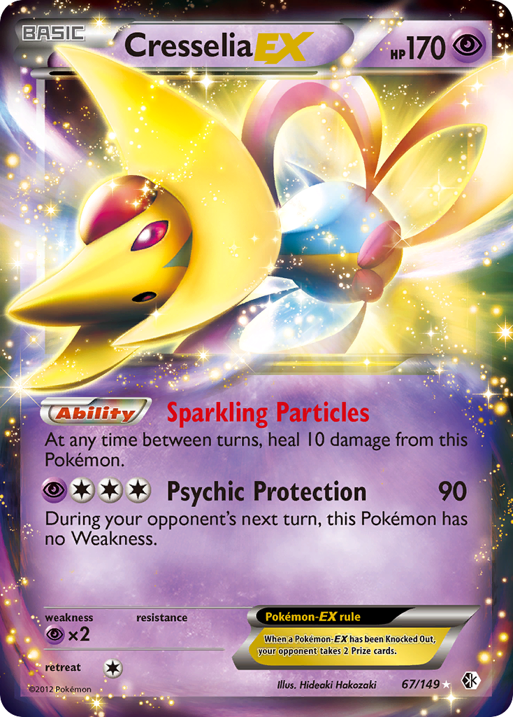 Cresselia EX (67/149) - Boundaries Crossed Pokémon Card