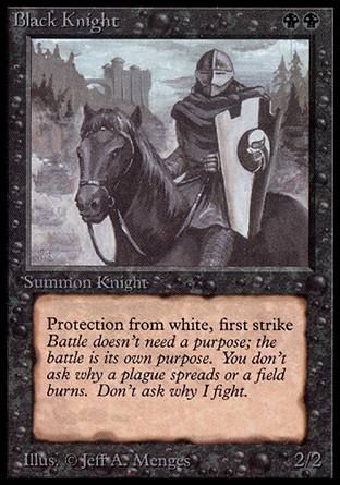 Black Knight (Alpha) Trading Card