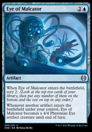 Eye of Malcator (Phyrexia: All Will Be One) Trading Card