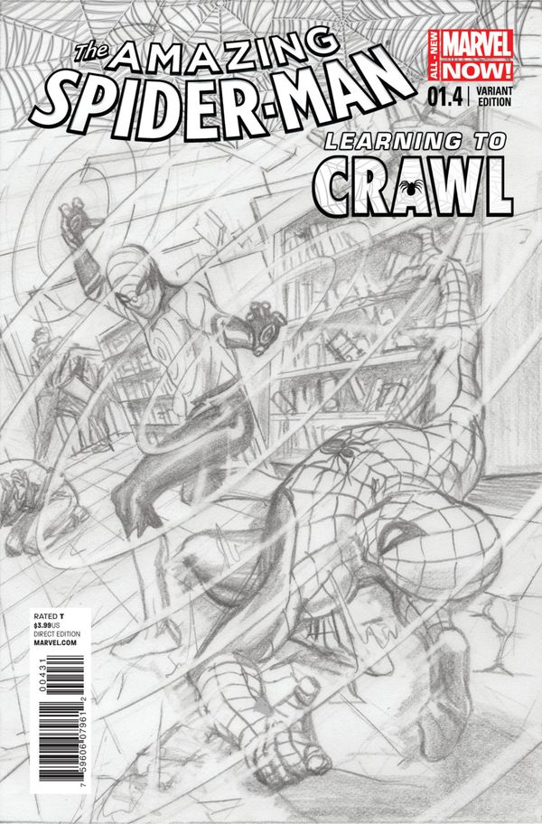 Amazing Spider-man #1.4 (Alex Ross Sketch Cover)