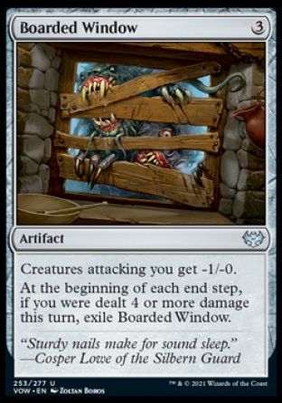 Boarded Window (Innistrad: Crimson Vow) Trading Card