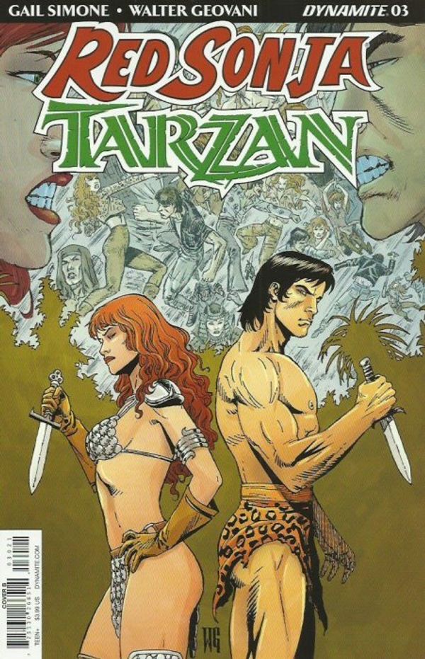 Red Sonja/Tarzan #3 (Cover B Geovani)