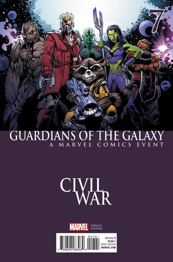 Guardians Of Galaxy #7 (Civil War Variant)