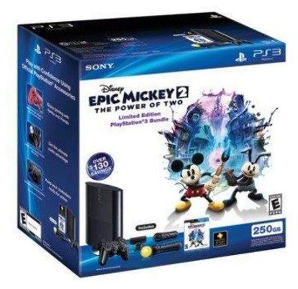 Sony Playstation 3 [250 GB] [Epic Mickey 2 Bundle]