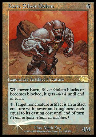 Karn, Silver Golem (Arena Promos) Trading Card