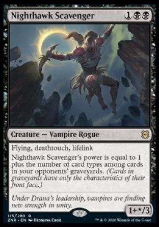 Nighthawk Scavenger (Zendikar Rising) Trading Card